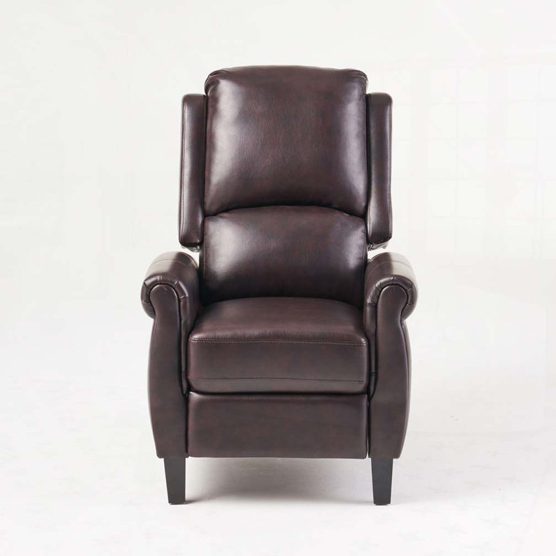 Fauteuil inclinable en cuir synthétique, Bourgogne