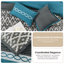 Ensemble d'édredon en jacquard 12 pièces Caval-132725136-132725139