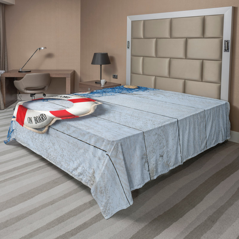 Drap de pêche Ambesonne, Drap plat de taille double