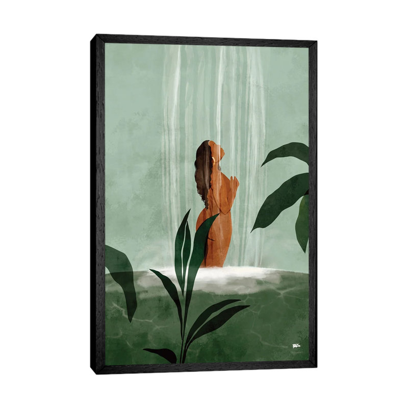 Rain On Me by Bria Nicole - Print on Canvas, Black Framed Canvas, 101.6 cm H x 66.04 cm W