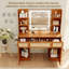 Meuble-lavabo en rotin naturel 43,3 po Boho-1183283978