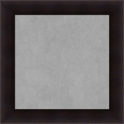 Portico Espresso Framed Magnetic Organization Board