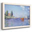 Argenteuil. Yacht, 1875 03, reproduction d'art encadrée sur toile par Claude Monet-870768474-870768473