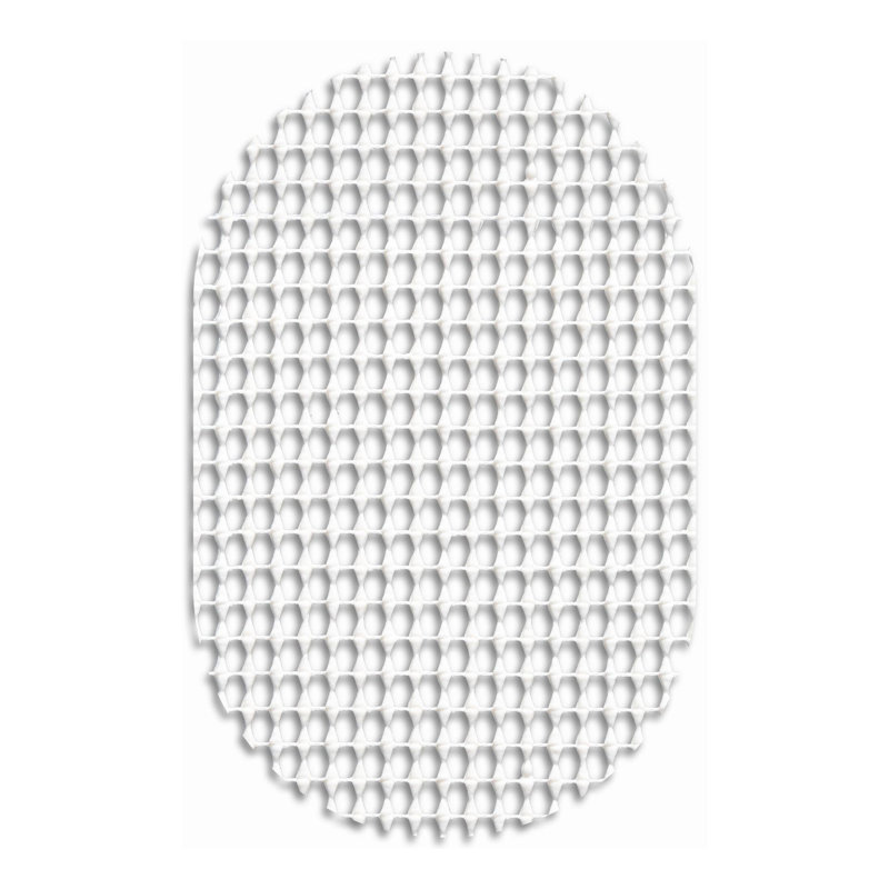 Sous-tapis antidérapant de 0,1 po d'épaisseur, Oval 8 pi x 10 pi