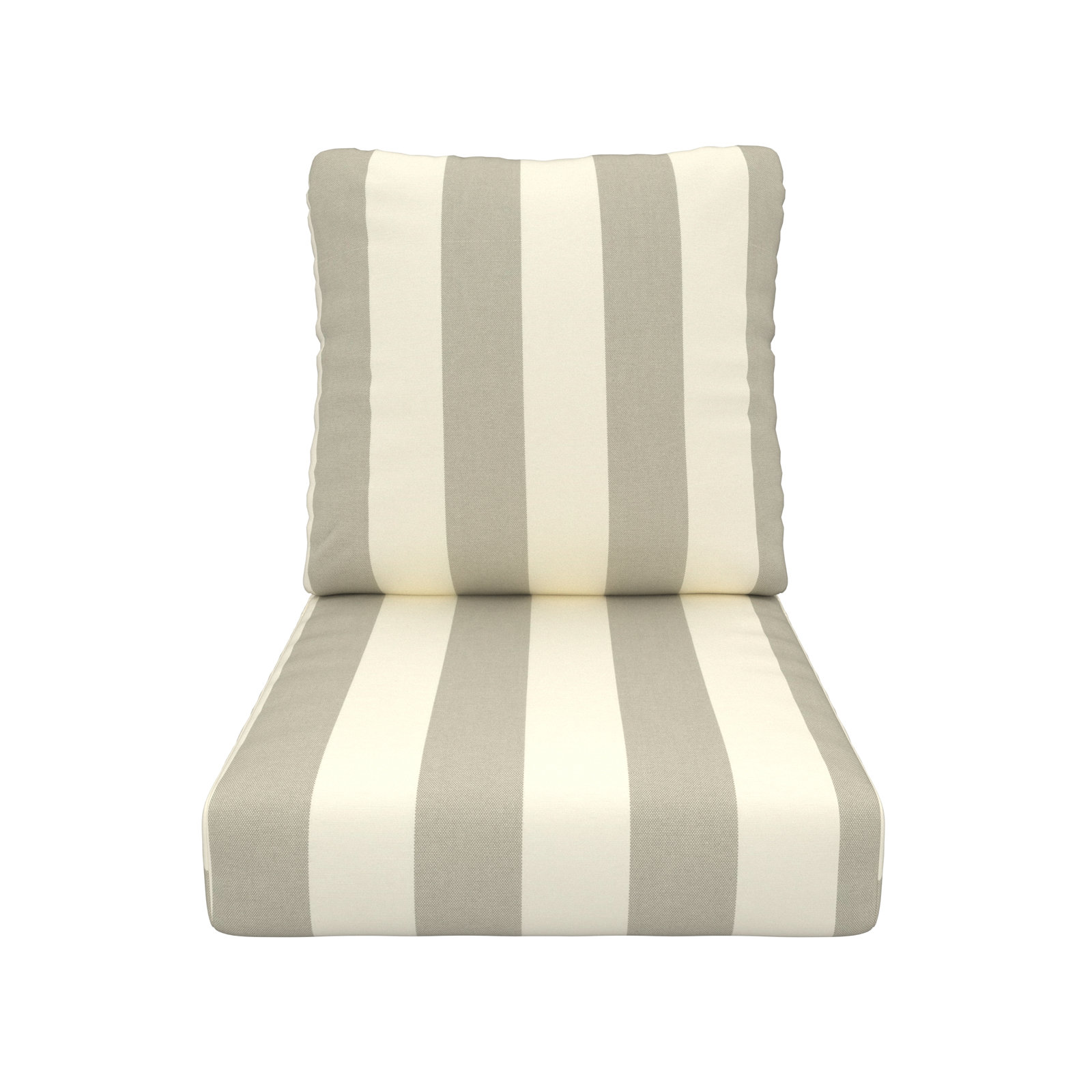 Amala 22" Sunbrella® Seat and Back Cushion, Sunbrella Solana Seagull