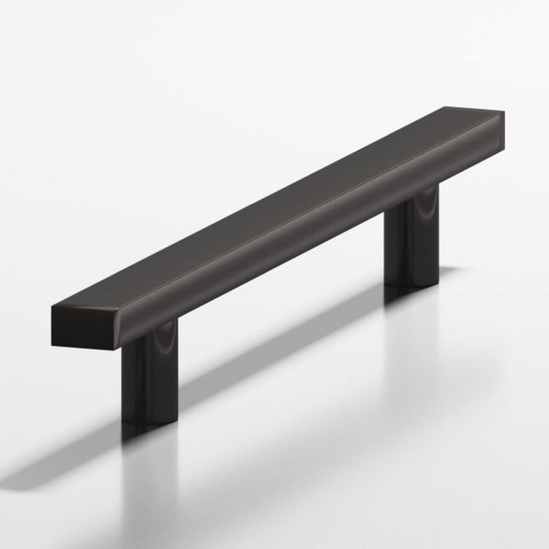 Poignée d'appareil, Noir satiné, 10"