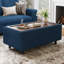 Repose-pieds de rangement tapissier avec plateau 40,55 po Sherry (ensemble de 2)-132788784