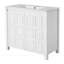 Organisateur de meuble-lavabo 36 "avec lavabo en céramique
