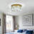 Crystal Chandelier Semi Flush Mount Ceiling Light Fixture Modern Chandeliers For Dining Room Living Room Bedroom-2019291826-2019291828