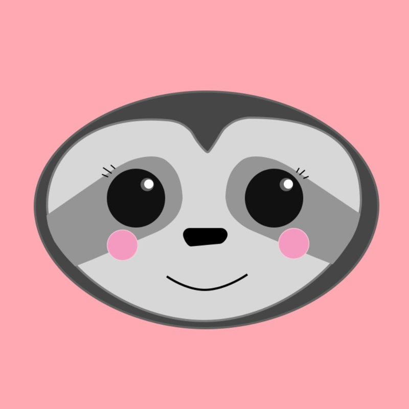 Slothie - Wrapped Canvas Painting, 30cm H x 30cm W x 3.8cm D