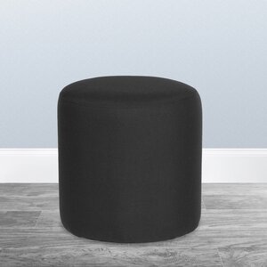 Denison Taut Upholstered Round Ottoman Pouf