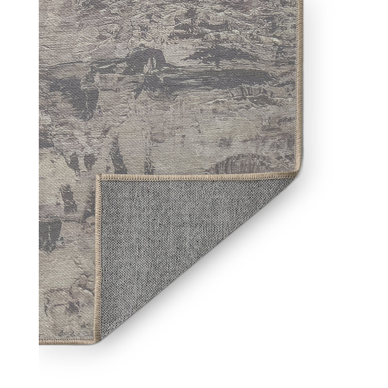Aitzol Washable Indoor Rug, Square 3'