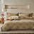 Vintage Jacquard Textured Floral  Cotton-Linen Duvet Cover Set-110146203-110146200