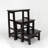 3 - Step Wood Lightweight Folding Step Stool-683113615