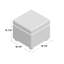 Cube carré avec rangement 18,1 po Maiden-33309692