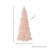 18"  Glitter Tip Feather Cone Tree