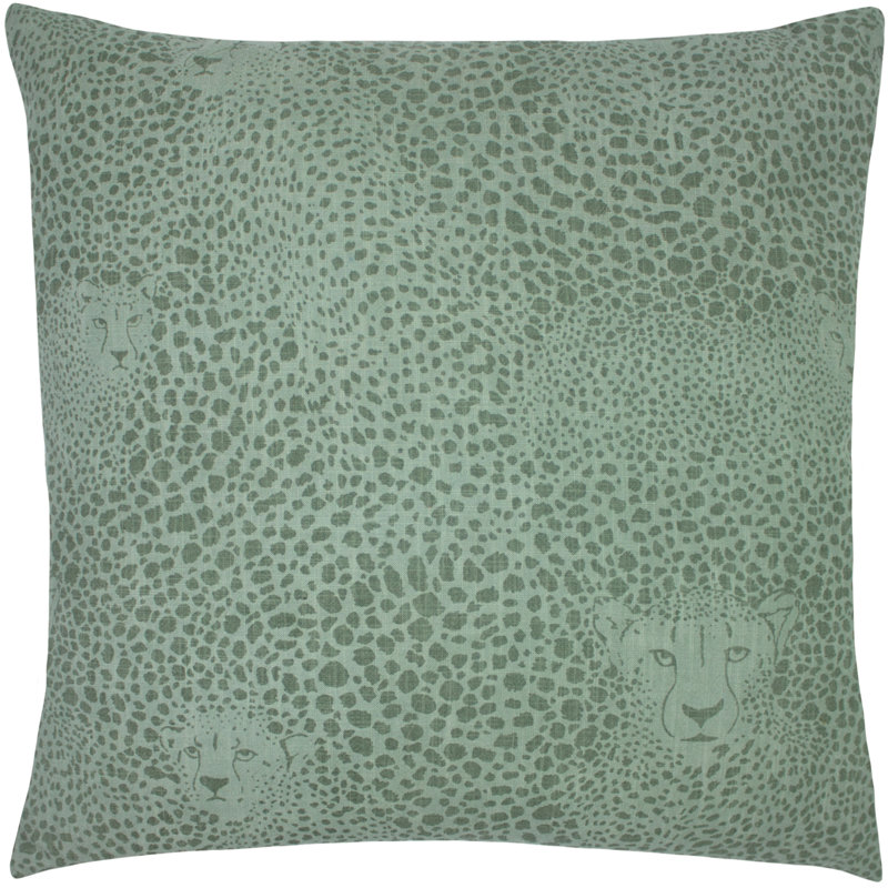 Square Cushion, Sage, Pillow Cover Only - No Insert