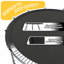 Trampoline d'extérieur 16 pi pour enfants et adultes, trampolines citrouilles avec poteaux courbés, enduit antirouille robuste homologué ASTM-126609570