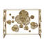 Console de vestibule dorée à miroir 39,5 "x 12" 30,5 ", or moderne, 39,5" x 12 "x 30,5", avec plateau de table