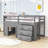 Ditlef Kids Twin Loft Bed with Drawers-1393723526