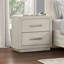 Table de chevet, gris clair