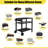 Bernece Outdoor Grill Dining Cart Movable BBQ Trolley with Two Wheels-590440097