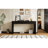 Curved Console Table With Storage, Wooden Entryway Table With 2 Drawers, Rustic Console Tables For Entryway, Hallway, Living Room-261991319