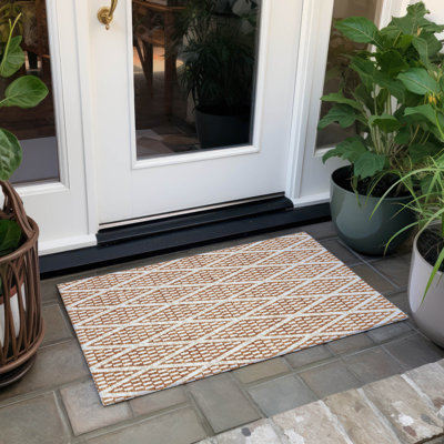 Machine Washable Indoor/Outdoor Lamanna ACN3043 Geometric Rug