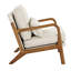 Fauteuil d'appoint rembourré Mid-Century