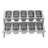 Over-The-Panel Stainless Steel Spice Rack with Adjustable Racks