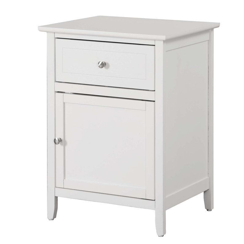 Transitional Nightstand For Every Bedroom, White
