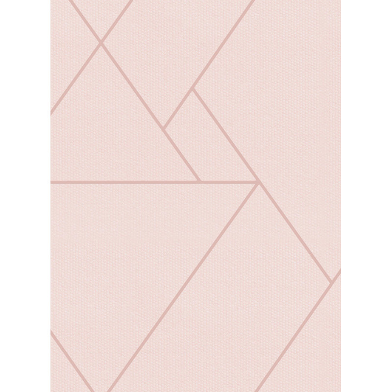 Panneau de papier peint adhésif Stinchcomb, Rose, L 2 pi x L 18 pi