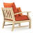 Paulet Acacia Outdoor Lounge Chair , Sunbrella® Cushions Included-1100410853
