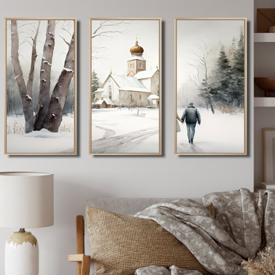 Couple amoureux, ensemble d'art mural en toile