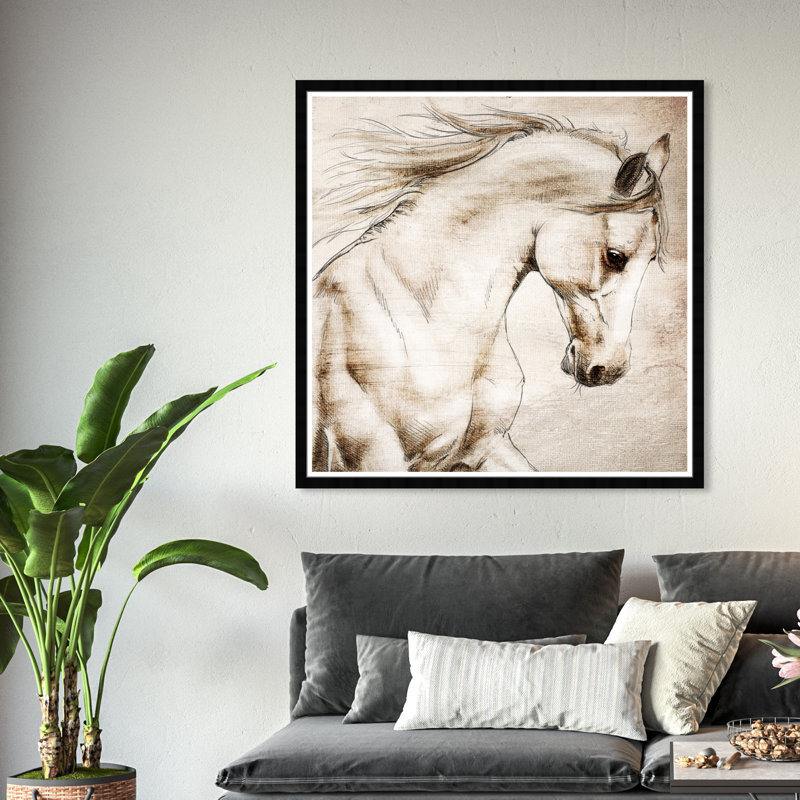 « bree », reproduction d’impression, H 40 po x l 40 po, Cadre blanc