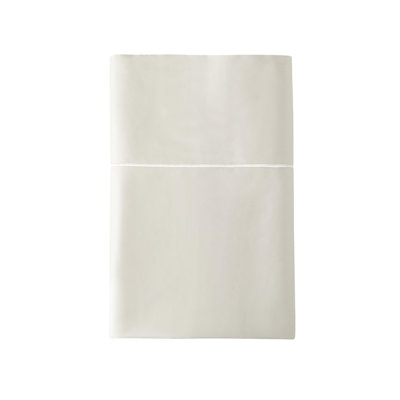 Whisper Organic Certified Organic Sheet Only - 100% Organic Cotton Sheets With Luxurious Soft And Breathable 300 Thread Count Sateen Weave Finish - Gots & Fairtrade Certified (King, White)