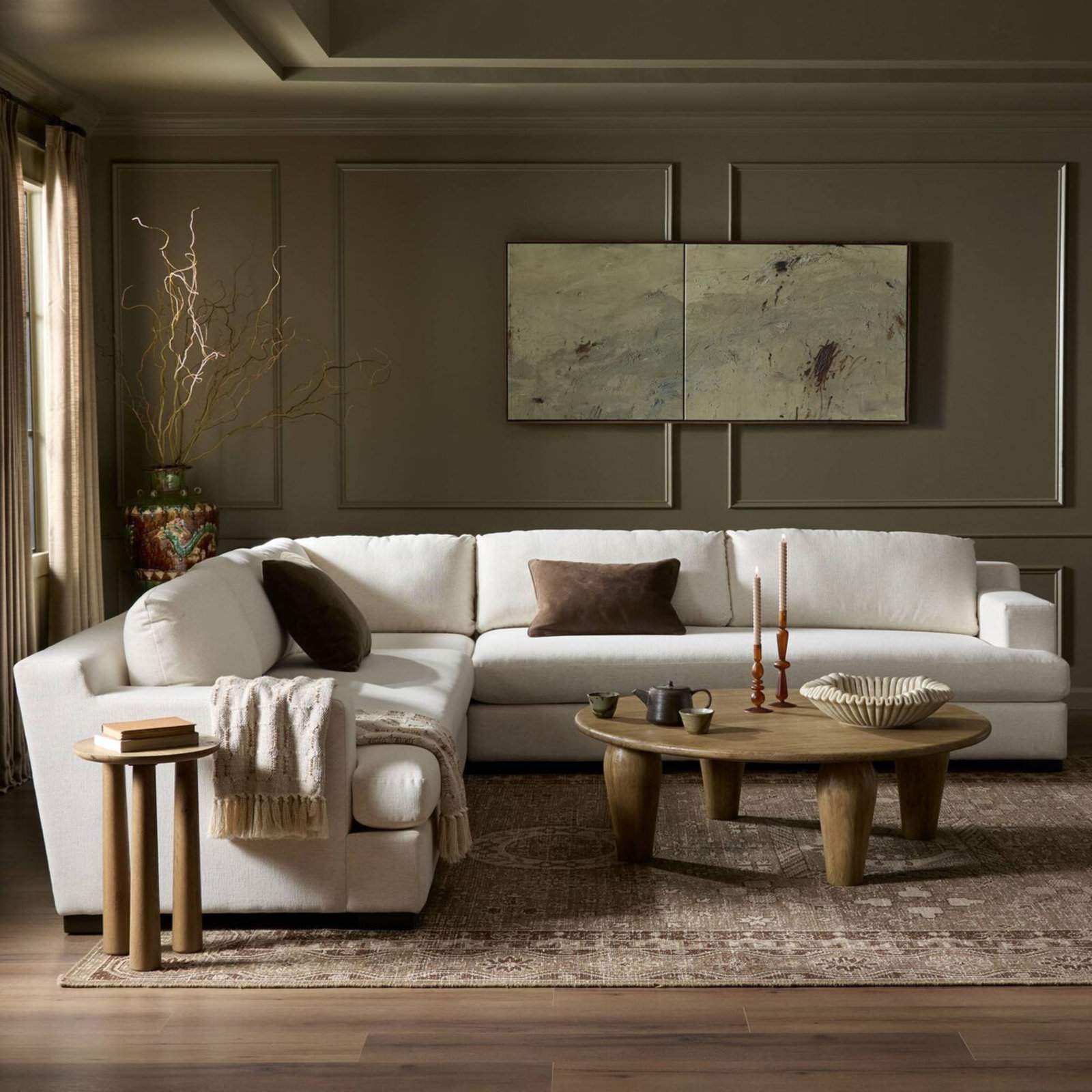 Crispin Upholstered L-Sectional