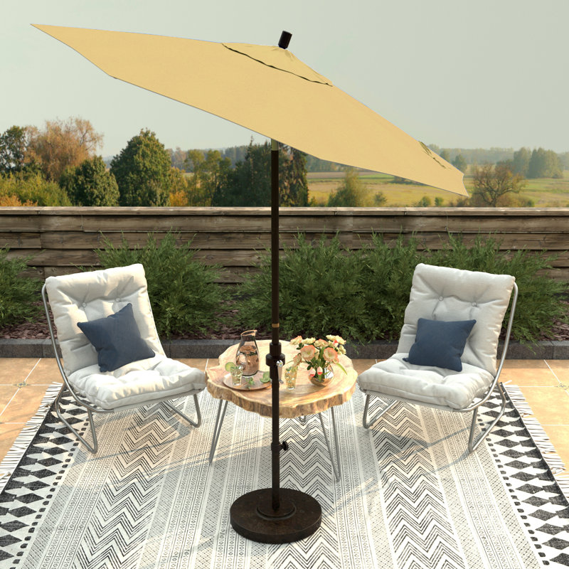 Parasol de marché 90 po Sunbrella, Sunbrella® blé, Bronze