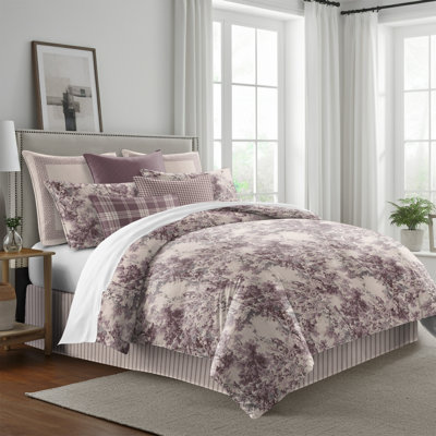 Ensemble de housse de couette en coton 8 pièces Dolce Wisteria