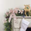 5'' Abstract Fabric Snowflakes Bow