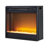 Dazya Unfinished TV Stand for TVs up to 70" with Fireplace Included