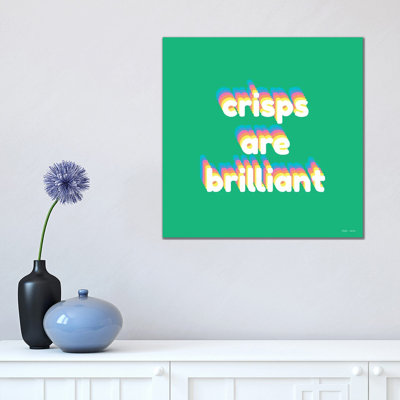 Crisps 1 Piece Wrapped Canvas Wall Art