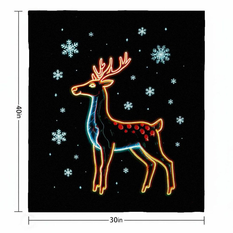 1Pc Neon, L 40 po x l 30 po, Animaux néon