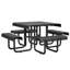 Steel Patio Dining Set Table,