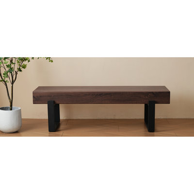 Banc de table de cuisine et de vestibule de 59 po pour l'intérieur, surface de lit de style salle à manger pour la cuisine, chaussures industrielles avec