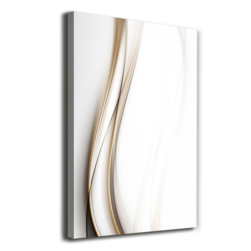 Wave Abstraction - Wrapped Canvas Print