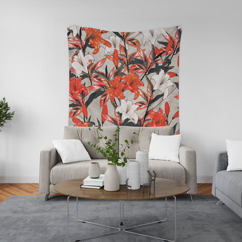 Tapisserie murale, H 88 po x l 104 po