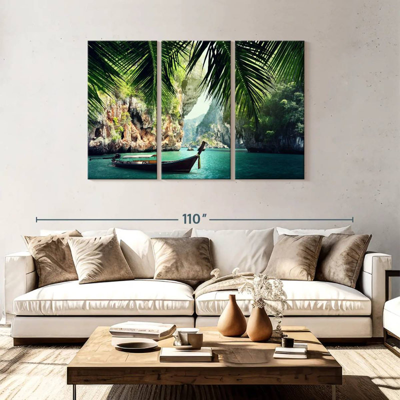 Gillard Tropical Krabi Boat, 48" H x 74" W