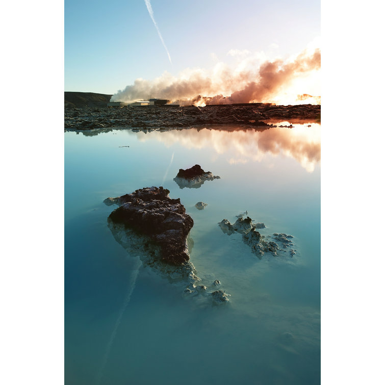 Ebern Designs Hot Spring In Iceland On Canvas by Horimono_F Print | Wayfair
