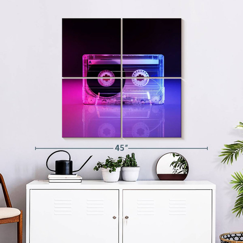 Cassette transparente Abarca, H 32 po x l 32 po